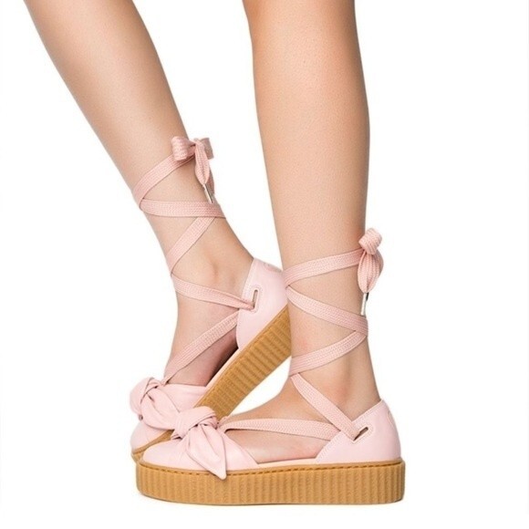FENTY x PUMA Bow Creeper Sandal Pink Oatmeal 5.5 NWOB - Picture 2 of 8